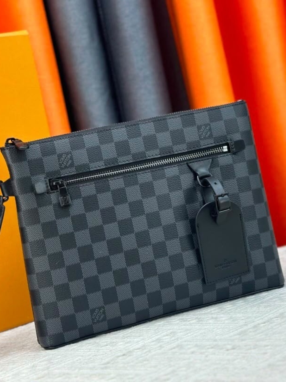 Louis Vuitton Black Damier Graphite Toiletry Pouch